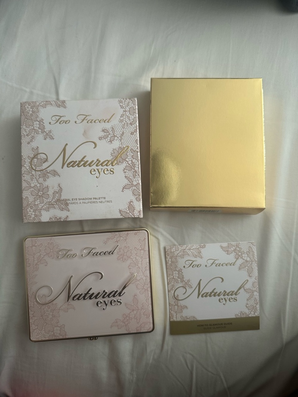 Too Faced Natural Eyes Palette Super Rare Never Used!